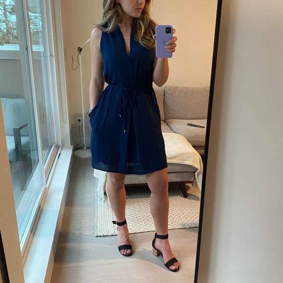 Navy RW&CO. Dress - Picture 3 of 3